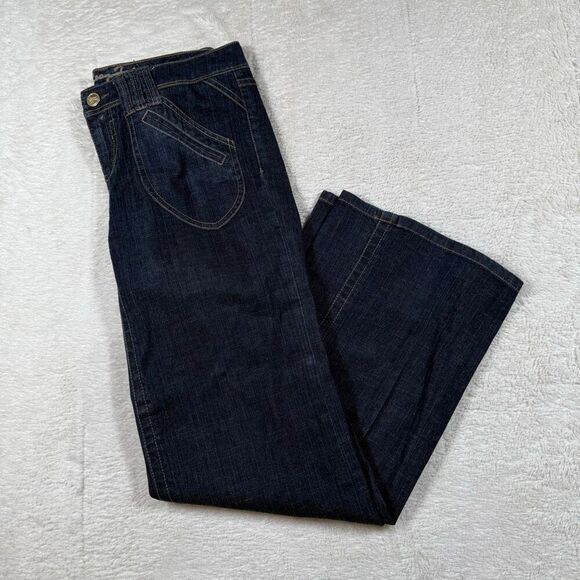 Vintage Y2K Sean John Baggy Dark Wash Baggy Wide Leg Jeans - Picture 4 of 10
